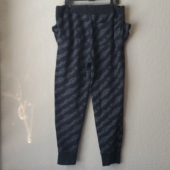 Disney Parks XL cuffed joggers black Walt Disney World - Picture 2 of 9